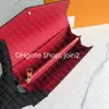 M61182 Embossed SARAH WALLET Designer Womens Long Envelope Flap Zippy Wallet Key Pouch Card Coin Holder Purse Mini Pochette Accessoires Cles