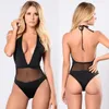 Trikini Sexy Monokini Mesh Bademode Frauen Hohe Taille Badeanzug Femle Mesh Badeanzug Triquini Brasilianische Maillot De Bain T200708