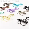 3 Größen Skeleton Binder Clips Metallic Hollow Out Notizen Brief Büroklammer DIY Lesezeichen Bürobedarf Cliphalter Mehrfarbig