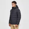 Tiger Force Blanc Duvet de Canard Veste D'hiver Hommes Parka Épaissie Puffer Veste avec Capuche Mâle Manteau Chaud 201116