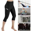 Mulheres Yoga Leggings com Pocket Push Up Jogging Feminino Feminino Stretchy Fitness Calças High Waist Gym Sport Fitness Workout Calças H1221