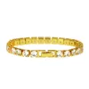 Tennis Micro-Mosaic Zircon Bracelet Couple Simple Fine Jewelry Fashion Men Women Gold Silver Bracelets11