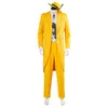 Maska Jim Carrey Yellow Suit Cosplay Costume2811