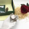 Top masculino automático roma relógio noctilucent negócios à prova dwaterproof água relógio de luxo aço diamante cinta relogio feminino 36mm235w