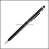 Długopisy Ballpoint Pisanie Materiały Office School Business Industrial Hurtownie Mini Pojemność Ekran dotykowy Metal Pen Tootick może dostosować L