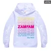 Zamfam Rebecca Zamolo Sweatshirts Vêtements pour enfants Filles 8 à 12 Vêtements d'Halloween Filles Garçons Hauts à manches longues Chemise à capuche pour adolescents C16103128