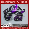 Verkleiningen voor Yamaha Yzf1000r Thunderace YZF 1000 R 1000R 96-07 87NO.80 YZF-1000R Paars Vlammen 1996 1997 1998 1999 2000 2001 2002 2007 YZF1000-R 96 03 04 05 06 07 Body Kit