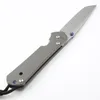 Chris Reeve Sebenza Inkosi 21º Idaho fez D2 Tanto Blade Tactical Dobring Knife Camping ao ar livre Sobrevivência de bolso utilitário EDC Colle5336846