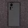 Echte echte koolstofvezel Slanke gevallen voor Xiaomi MI 12 PRO 12X 12 Ultra-dunmate Matte Hard Cover