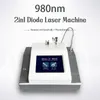 Multifunzione 2in1 980 Laser a diodi Rimozione vascolare Unghie Fungo Laser Fisioterapia Rimozione della vena del ragno Macchina di bellezza Spa Uso del salone