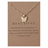 칼라 Con Colgante de Mariposa Acrílico, 칼라 colgante aleación de constrelación, Cadena de Joyería, Tarjeta Regalo Para Mujeres