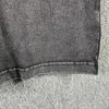 T-shirt lavata bella 22SS manica corta uomo donna T-shirt ricamata in tessuto pesante di alta qualità