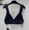 Women's Tanks suspender vest motorcycle bra versatile backing elastic band adjustable sexy underwear fashion with denim nylon lady tops Sizemens Apparel05