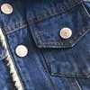 Giacca per ragazze Ragazzi Autunno Inverno Plus Cashmere Addensare Jeans Cappotto Abbigliamento per bambini Caldo Moda Bambino Giacche di jeans 2-6 anni 201104