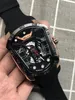 Nieuwe hoogwaardige AA3A Phantoms Warrior herenhorloges modemerk luxe horloge casual rubber riem heren sport polshorloges2453