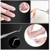 Professional Stainless Steel Ingrown Toenail Correction Tool Set Ingrowns Toenails Lifter Double Sided Nail Cleaner Nailes Treatment Pedicure