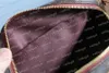 Bolsa feminina de marca para câmera, mini bolsa feminina de couro, bolsa transversal de ombro, 22 cm, bolsa pequena para bagagem com alça, sacos de poeira, data de alta qualidade