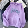 Oversized Hoodies Womens Harajuku Plus Size Women Sweatshier Fashion Print Koreansk stil Vinterrock Kläder