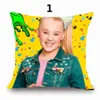 The Little Cute Girl Jojo Siwa JOJO SIWA Happy Pink Girl Printed Polyester Throw Pillow Cover Sofa Home Decor Pillowcase322E