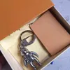 Stylish Astronaut Key Chain Designer Titanium Steel Matching Gift Box300u