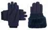 Vinterkvinnor handskar huden känns läder vindtät europeiska och amerikanska designer handskar herrar vinterhandskar61728296948417
