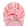 Free DHL 18 Colors Cute Big Bow Hairband Hats Baby Kids Girls Toddler Elastic Caps Turban Head Wraps Bow-knot Hair Accessories3895115