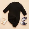 Fashion Baby Clothing Spring Autumn Newborn Baby Boy Clothes Letter Print Long Sleeve Romper Jumpsuit Infant Toddler Boys One-pieces Outfit