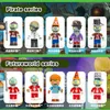 Caixa cega loter plantas vs zumbis figuras blocos de construção pvz figuras de ação bonecos jogo brinquedos de tijolo para crianças coleção brinquedos lj201031