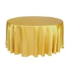 10pcs nappe ronde mariage blanc couleur unie pour la couverture de table de fête d'anniversaire ronde satin nappe superposition décor à la maison T200707