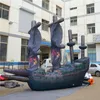 Giant Inflatable Pirate Inflatables Pirate Ship Inflatables Balloon With LED Light and Blower For City Parade Decoration