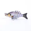 5cm 25g isca de pesca multi articulada isca dura realista wobblers 6 segmentos isca de natação duro crankbait fish8420357