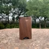 COURNOT Piroga in legno naturale con tubo da pipistrello in ceramica One Hitter 46 * 78MM Mini piroga in legno Accessori per tubi di fumo