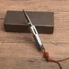 En Kaliteli Şam Küçük EDC Cep Katlanır Bıçak Şam Çelik Bıçak Abalone Kabuk Kolu Hediye Bıçaklar Hediye Kutusu ile