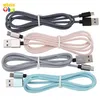 USB-kabel Typ C Fast Data Laddning Laddare Micro USB-kabel för Android Mobiltelefonkablar 100st