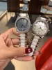 Женщины Геометрический горный хрусталь Дата Часы Минималистичные Керамические Кварцевые наручные часы Вскользь Женская Матерью Перл-Браслет 32 мм