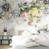 カスタム写真の壁紙3 dの花絵の壁画リビングルームの寝室のウェディングハウスの背景壁の壁の紙3 dの装飾