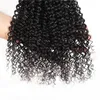 30 32 34 36 inç Kinky Kıvırcık İnsan Saç Paketleri Peru Saç Uzantıları Remy 1 Parçalar Kalın Kıvırcık Saç Bundles5514770