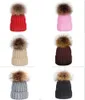 Nouvelle France mode bonnets chapeaux bonnet hiver bonnet tricoté chapeau de laine plus casquette de velours Skullies masque plus épais chapeaux à franges man243c