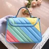 Women Luxury Designer Bag Handbags Purses High Quality Genuine Leather Macaron Fashion Ladies Shoulder Crossbody Tote Messenger Shopping Bags