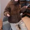 Femme Parkas Coréen Doux Bonbons Couleur Velours Côtelé Épais Lâche Court Veste Chaude Femme Pain Rembourré Manteaux D'hiver Parka Femmes 201027