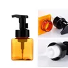 Plastic Soap Dispenser Bottle Square Shape Foaming Pump Bottles Soap Mousses Liquid Dispenser Foam Bottles Perfume Bottle