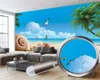 3d Bedroom Wallpaper 3d Digital Print Wallpaper Starfish and Shells Beautiful Romantic Landscape Decorative 3d Mural Wallpaper