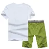 Summer Men Set Casual Print Cartoon Peoph Fitness Mężczyzna dresowy odzież T -koszulka Moletom Masculino 2020 LJ201124