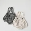 2pcs/set Autumn New Born Baby Suit Ifant Kids Baby Girl Boy Clothes Long Sleeve Shirts + Strap Overalls Outfits Newborn Clothing