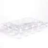 12 trous créatifs conteneurs d'oeufs de caille boîtes à oeufs en plastique fournitures d'emballage D28mm/H39mm 1500 pcs/lot LX3763