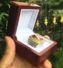 1991 Braves Braves World Baseball Team Championship Ring With Wooden Display Box Souvenir Men Fan Gift 2023 Wholesale Drop Shipping