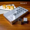 Alfabet letters nummer tin aluminium cake pan fondant bankbrood gerechten pannen voor cake gemakkelijker maker verwijderbare blokken schimmelrooster t200523