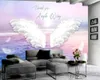 Moderne Muurschildering 3D Wallpaper Mooie Angel Wing Wallpaper Custom 3d Foto Wallpaper Home Decor