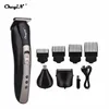 Hair Clippers 3 i 1 Electric Clipper Trådlös Män Öron Näsa Trimmer Uppladdningsbar Skägg Rakare Razor Professionell Grooming Kit 311