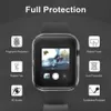 Étui rigide mat iWatch avec protecteur d'écran en verre pour Apple iwatch Series 8 7 6 5/4/3/2/1 Couverture complète 38 40 42 44 41 45 mm